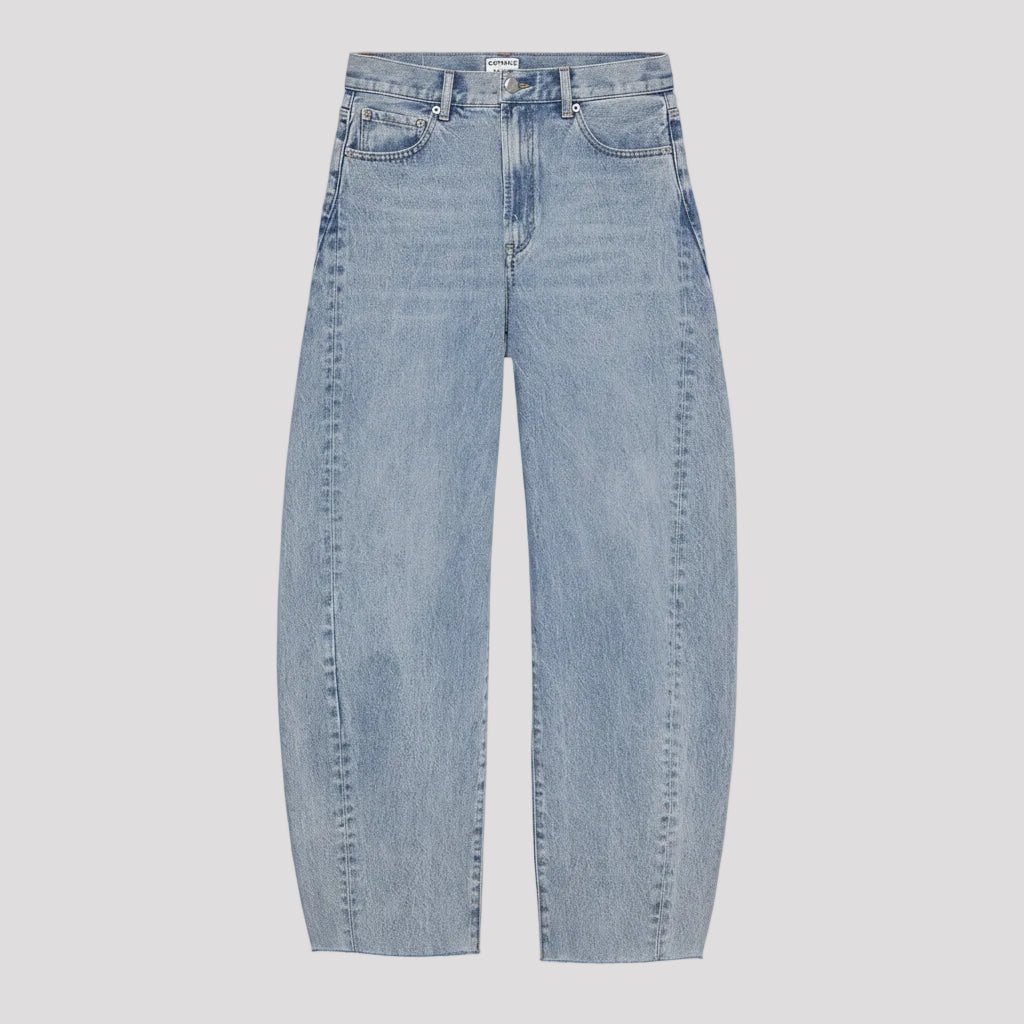 Super barrel fit jeans in Lichtblauw - Finn Jules
