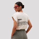 Tobi dictionary top in Crème - Finn Jules