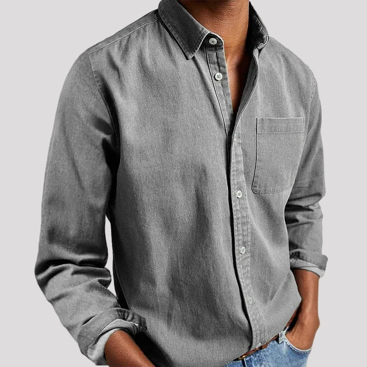 Van Elst Mode® | Comfortabel heren overhemd in Wit - Finn Jules