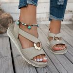 Anneau Côtier Sandal in Beige - Finn Jules