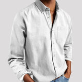 Van Elst Mode® | Comfortabel heren overhemd in Rood - Finn Jules