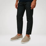 Elegant Suede Loafers in Khaki - Finn Jules