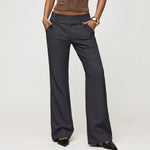 Duna™ | Moderne Losse Broek in Donkergrijs - Finn Jules