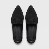 Nadia | Loafers met matte finish in Zwart - Finn Jules