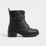 Gesp Black Boots in Zwart - Finn Jules