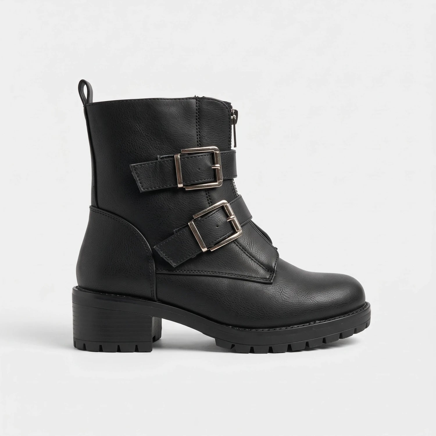 Gesp Black Boots in Zwart - Finn Jules
