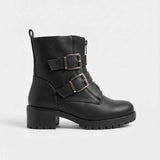 Gesp Black Boots in Zwart - Finn Jules