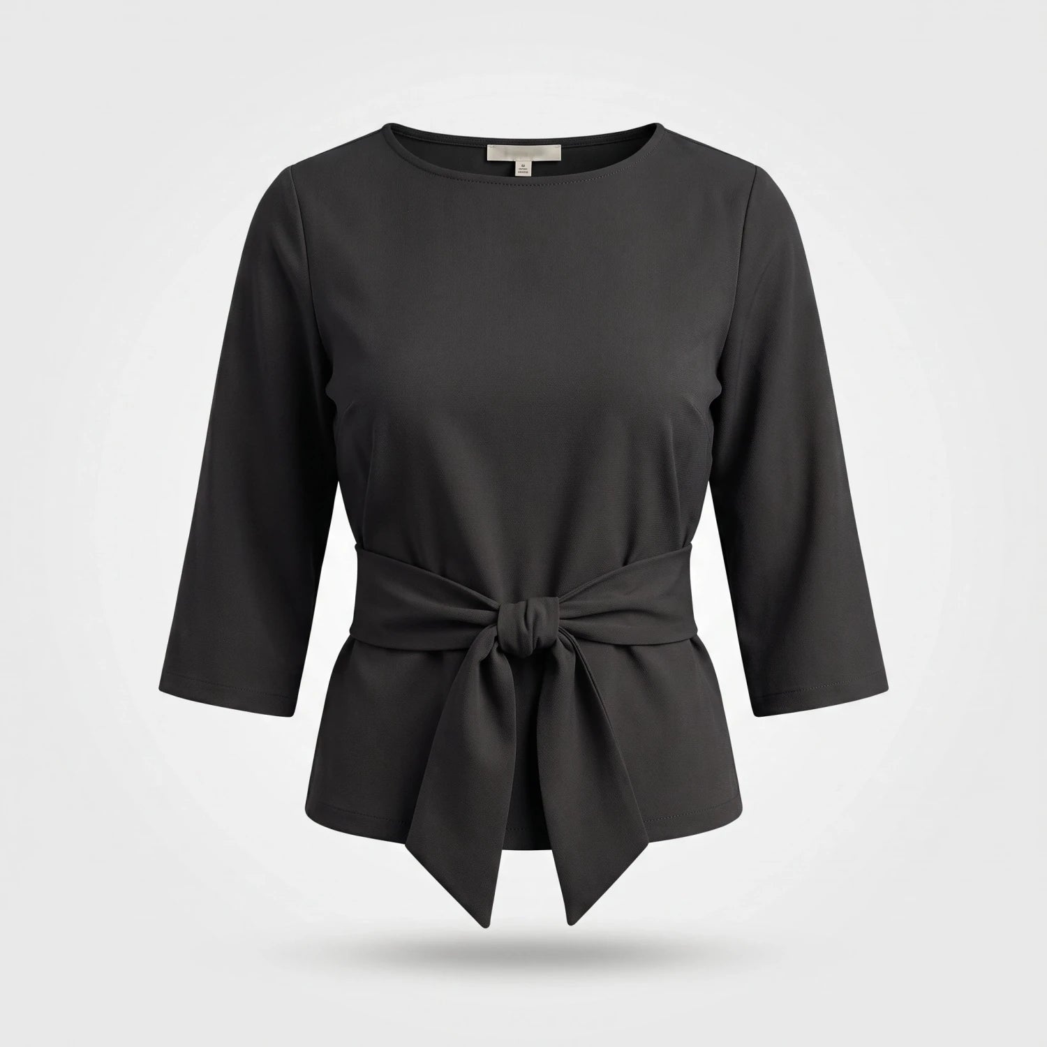 Daria™ | Stijlvolle Strik Taille Top (1+1 Gratis) in Zwart - Finn Jules