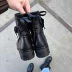 Bow Black Boots in Zwart - Finn Jules