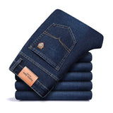 Kensington Denim Trouser in Donkerblauw - Finn Jules