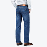 Kensington Denim Trouser in Zwart - Finn Jules