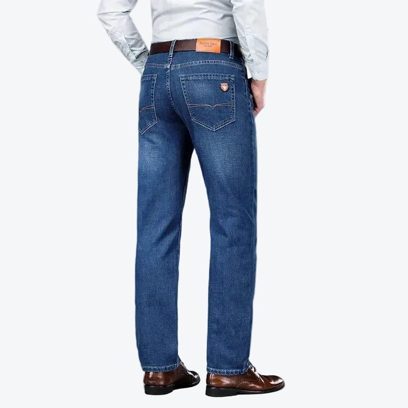 Kensington Denim Trouser in Zwart - Finn Jules
