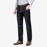 Kensington Denim Trouser in Zwart - Finn Jules