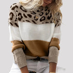 Van Elst Mode® | Trui Met Luipaardprint in Bruin - Finn Jules