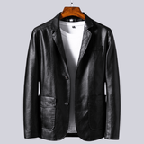 Nightfall - Leather Jacket in Black - Finn Jules