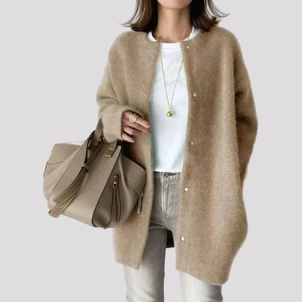 Van Elst Mode® | Elegante Cardigan in Beige - Finn Jules