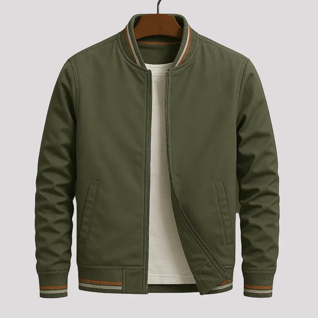 Bomberjack Heren - Sportief Casual — Lars in Groen - Finn Jules