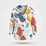 Cardigan Dames - Comfortabel Knoopvest Met Print — Liv in Beige - Finn Jules