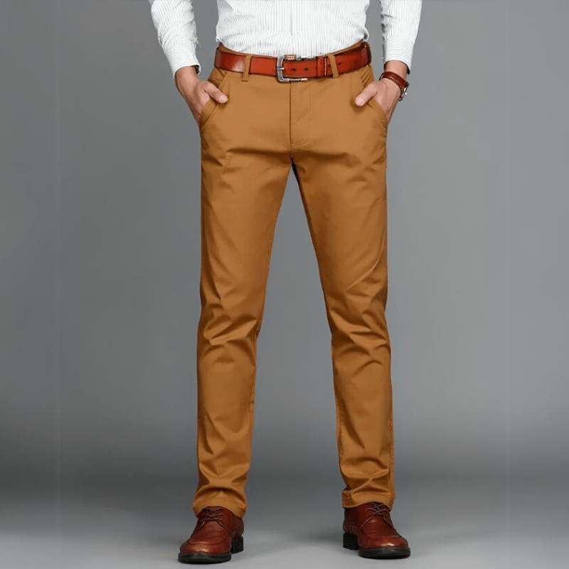 Aspen Work Trousers in Donker Kaki - Finn Jules