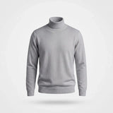 Monte Carlo Cashmere Turtleneck in Grijs - Finn Jules