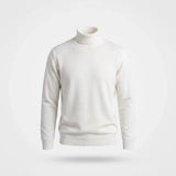 Monte Carlo Cashmere Turtleneck in Wit - Finn Jules