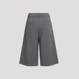 Culotte Dames - Grijze Nette Bermuda Broek — Iris in Grijs - Finn Jules