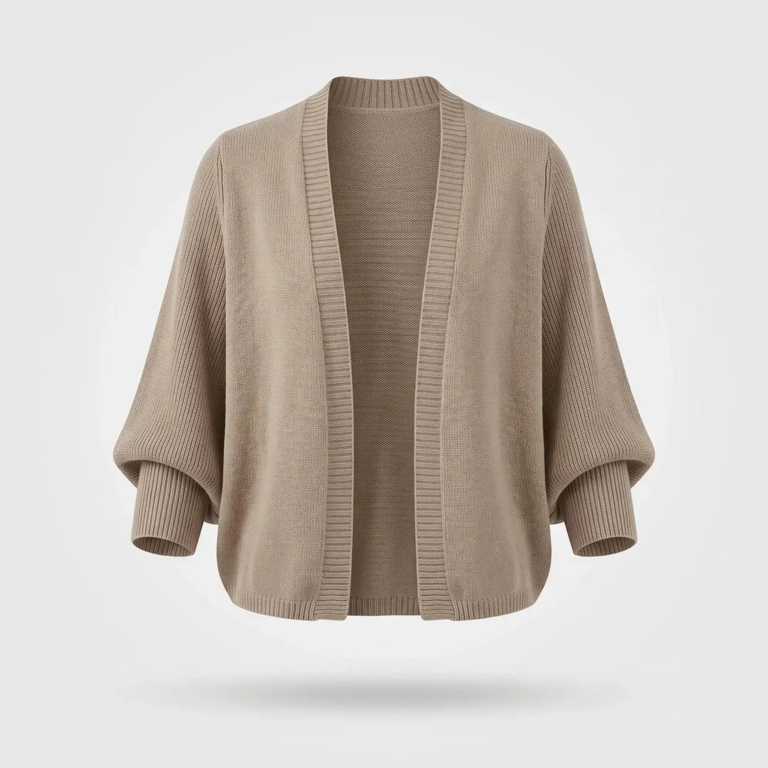 Gebreid Vest Dames - Vleermuismouw Bolero — Maud in Beije - Finn Jules