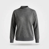 Gebreide Coltrui Dames - Elegante Warme Wintertrui - Sophie in Donkergrijs - Finn Jules
