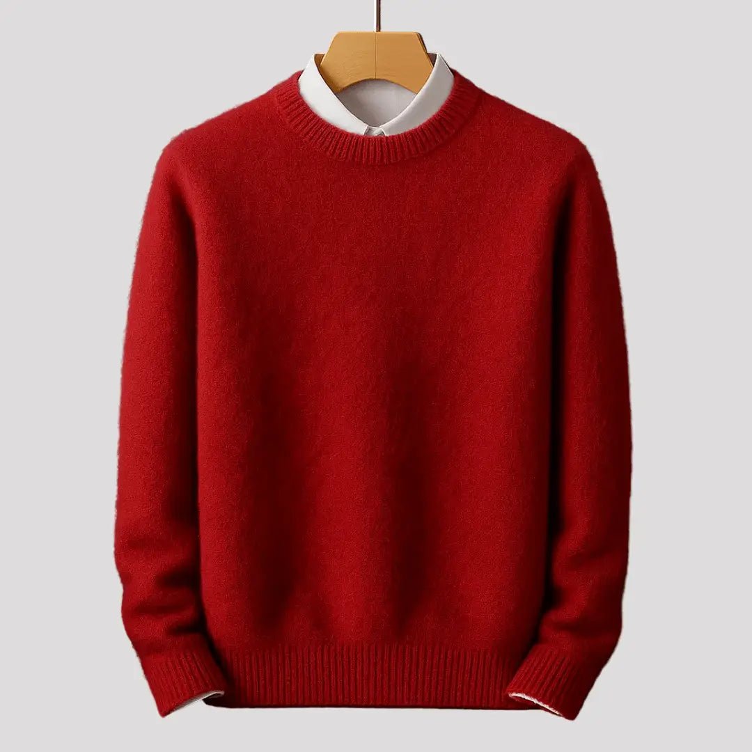 Gebreide Trui Heren - Warme Ronde Hals Trui — Jesse in XS - Finn Jules
