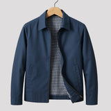 Hemingway Lightweight Travel Jacket in Blauw - Finn Jules