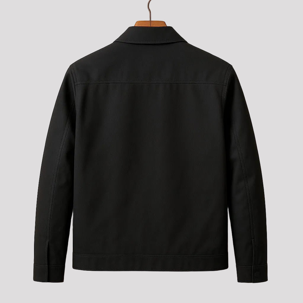 Hemingway Lightweight Travel Jacket in Zwart - Finn Jules