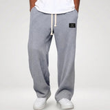 Joggingbroek Heren - Wijde Wafel Sweatpants — Sven in Grijs - Finn Jules