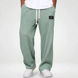 Joggingbroek Heren - Wijde Wafel Sweatpants — Sven in Groen - Finn Jules