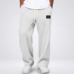 Joggingbroek Heren - Wijde Wafel Sweatpants — Sven in Wit - Finn Jules