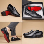 Leren Schoenen Heren - Elegante Loafers — Arthur in Zwart - Finn Jules