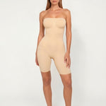 Naadloze Strapless Shapewear Bodysuit — Luna in Beige - Finn Jules