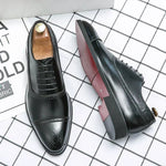 Oxford Brogue in Zwart - Finn Jules