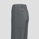 Pantalon Dames - Grijs Wijde Pijpen Nette Broek — Lisa in Grijs - Finn Jules