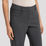 Pantalon Dames - Grijs Wijde Pijpen Nette Broek — Lisa in Grijs - Finn Jules