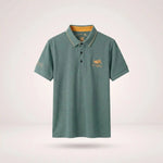 Van Elst Mode® | Comfortabele heren polo (TIJDELIJK 1+1 GRATIS!) in Groen - Finn Jules