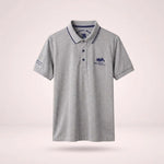 Van Elst Mode® | Comfortabele heren polo (TIJDELIJK 1+1 GRATIS!) in Grijs - Finn Jules