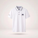 Van Elst Mode® | Comfortabele heren polo (TIJDELIJK 1+1 GRATIS!) in Wit - Finn Jules
