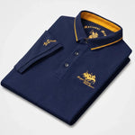 Poloshirt Heren - Klassiek Sportief Polo Shirt — Milan in Blauw - Finn Jules