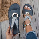 Sandalen Dames - Comfort Zomer Instap — Anouk in Blauw - Finn Jules