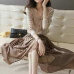 Vest Dames - Gebreid Fringe Vestje — Noor in Beige - Finn Jules