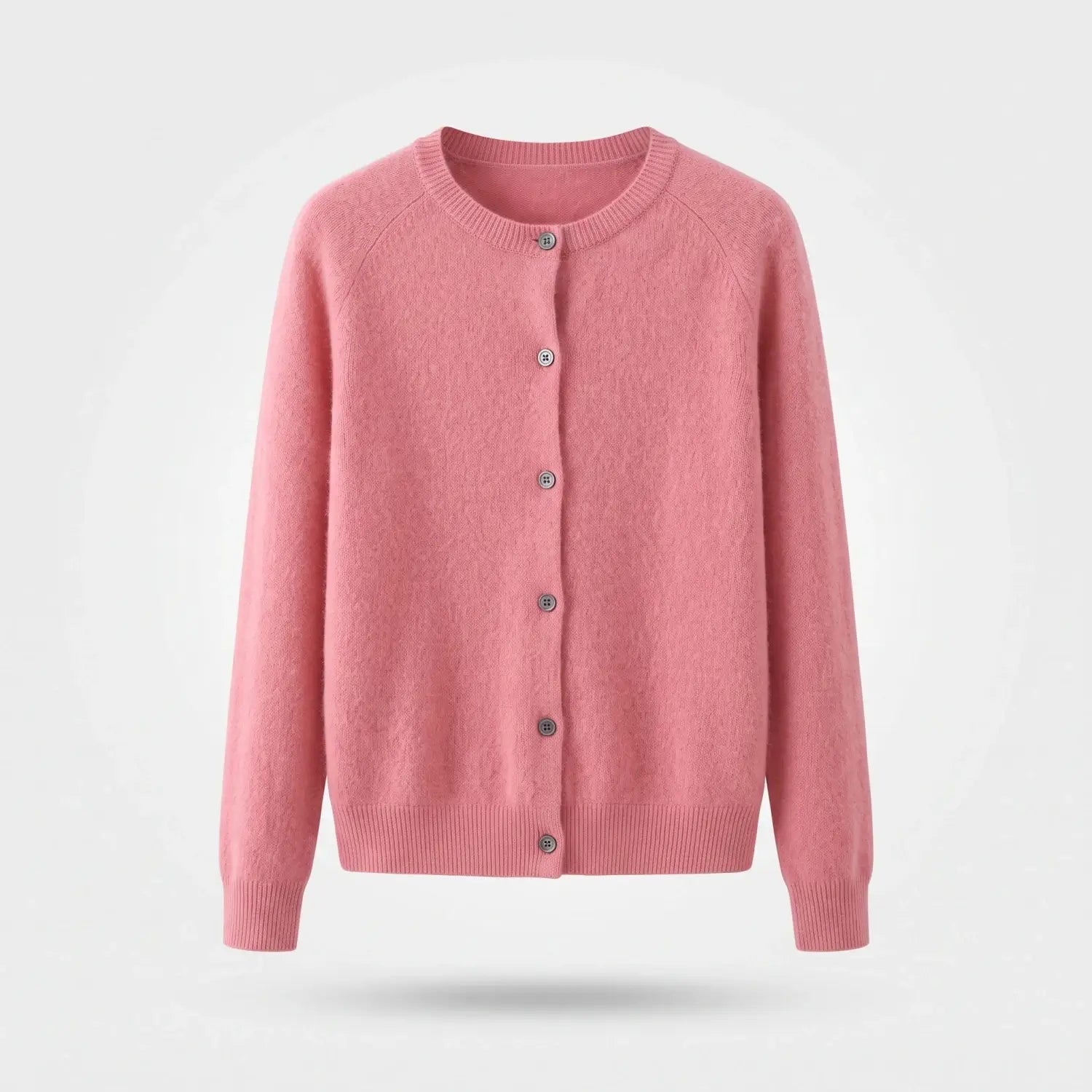 Vest Dames Zacht Gebreid Klassiek — Femke in Roze - Finn Jules