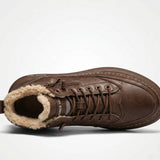 Veterboots Heren - Warm Gevoerd Rits — Bram in Bruin - Finn Jules