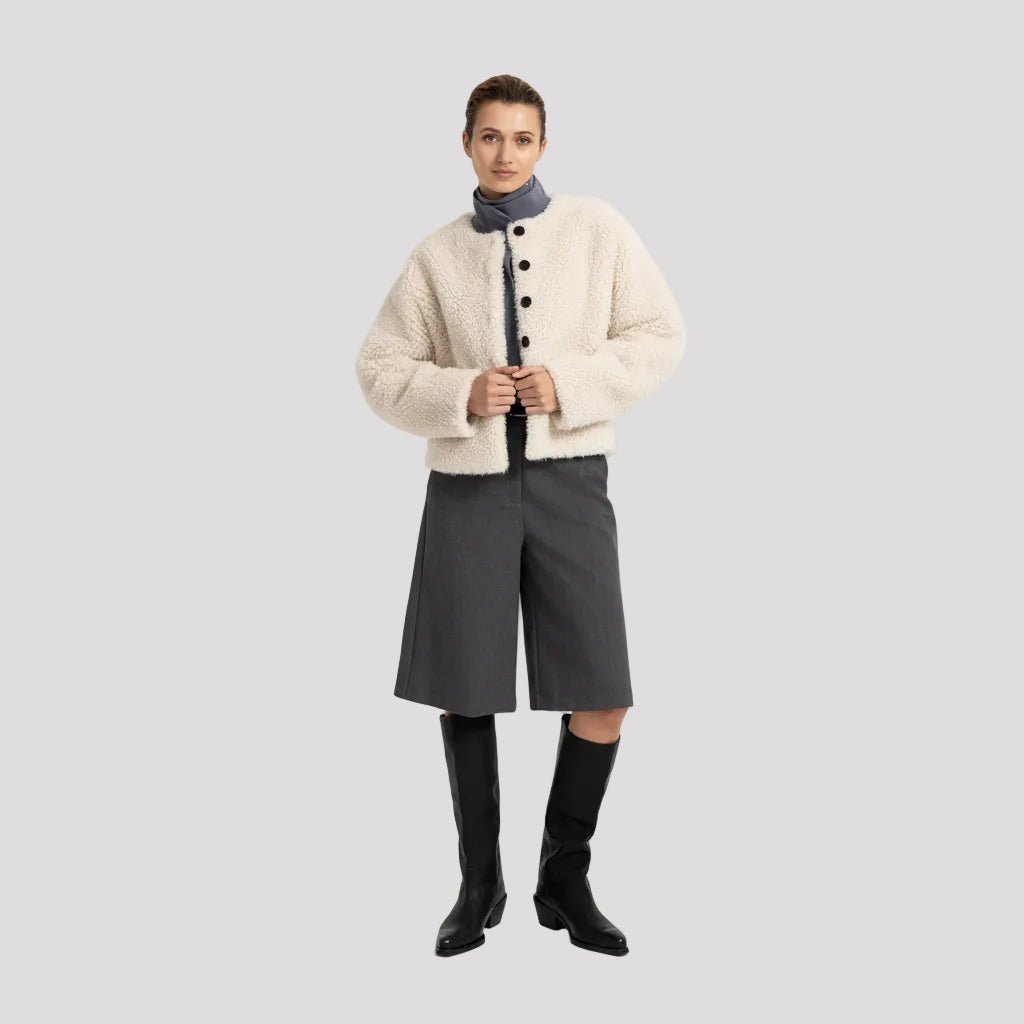 Lange bermudashort in Grijs - Finn Jules
