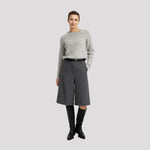 Lange bermudashort in Grijs - Finn Jules