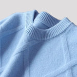 Verona Cashmere Sweater in Hemelsblauw - Finn Jules
